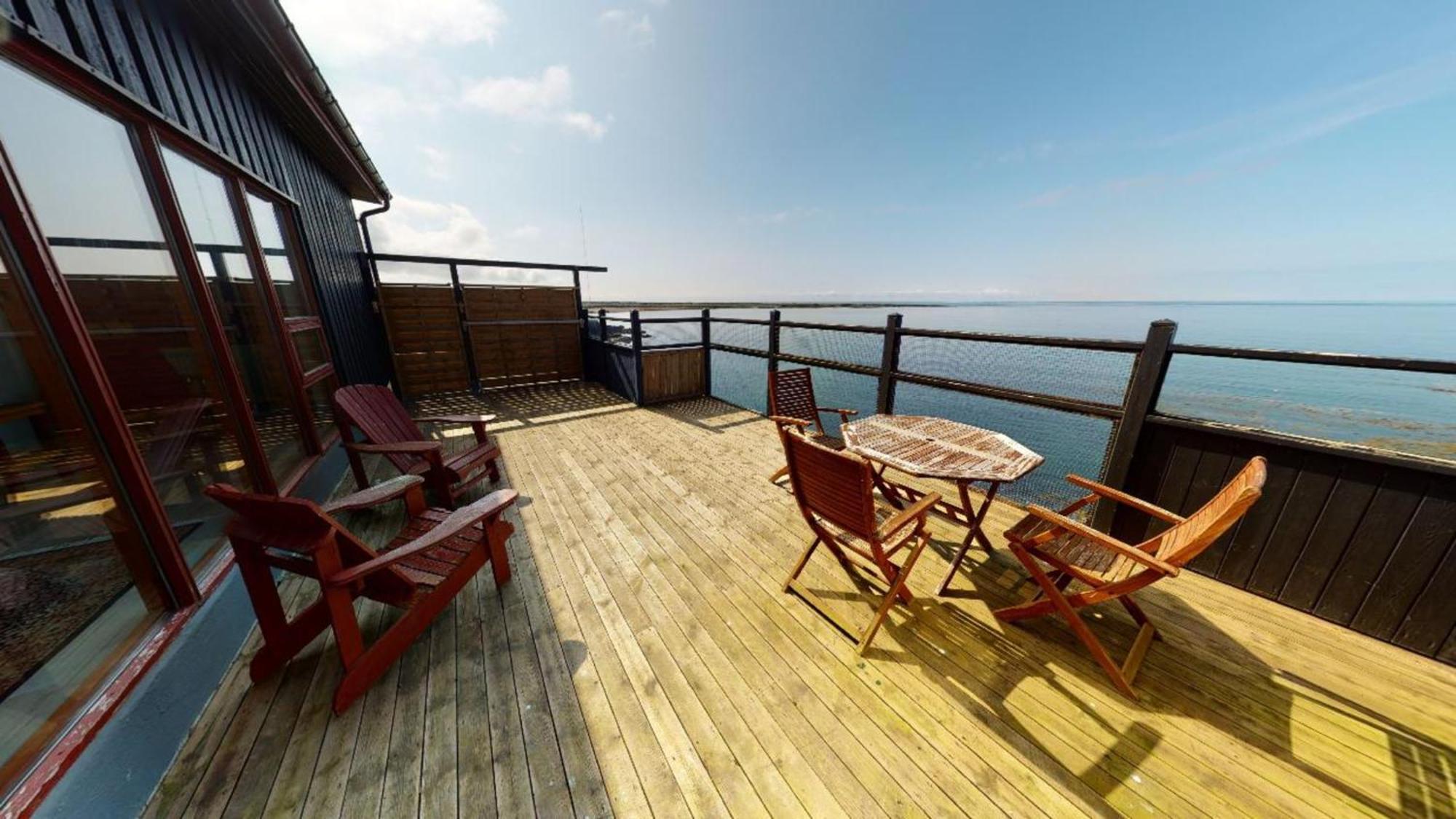 Kleifar: Ocean View Apartment Hellissandur Bagian luar foto
