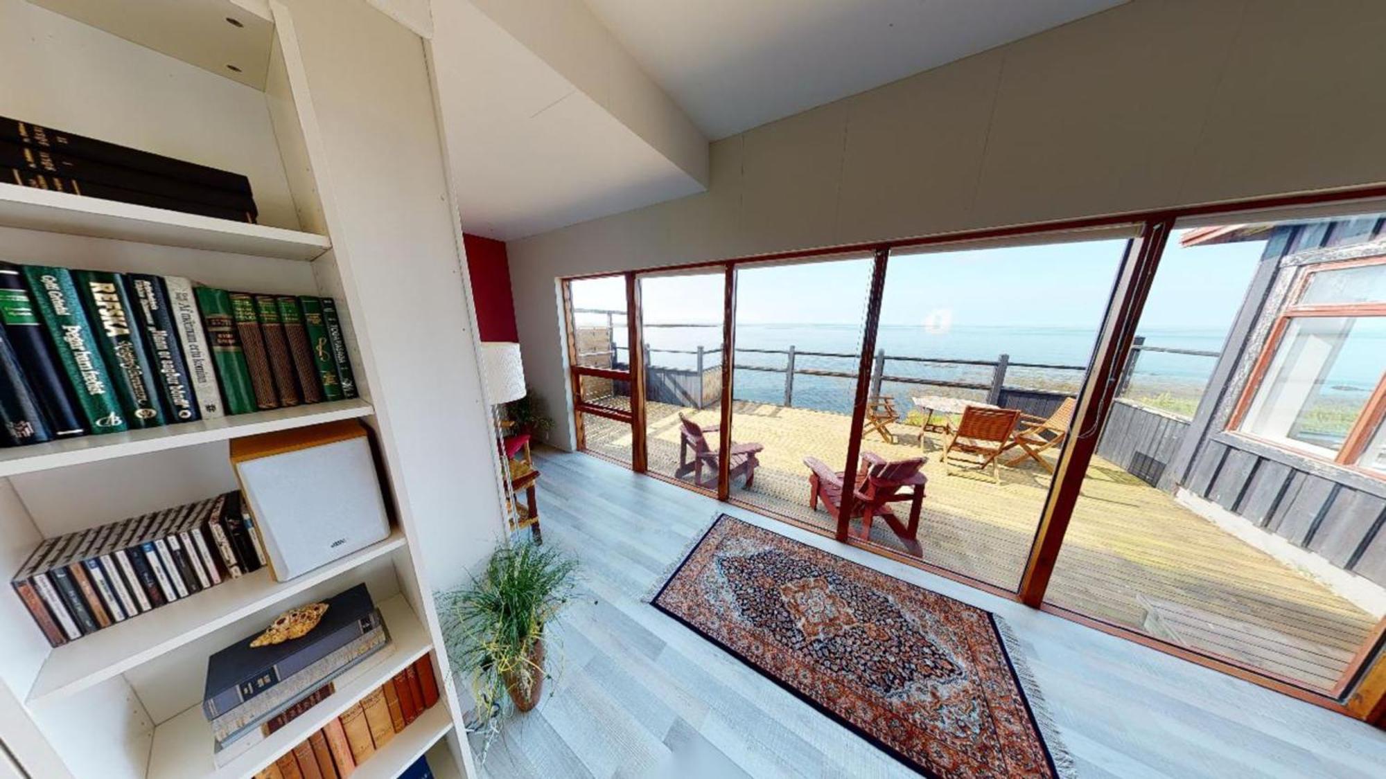 Kleifar: Ocean View Apartment Hellissandur Bagian luar foto