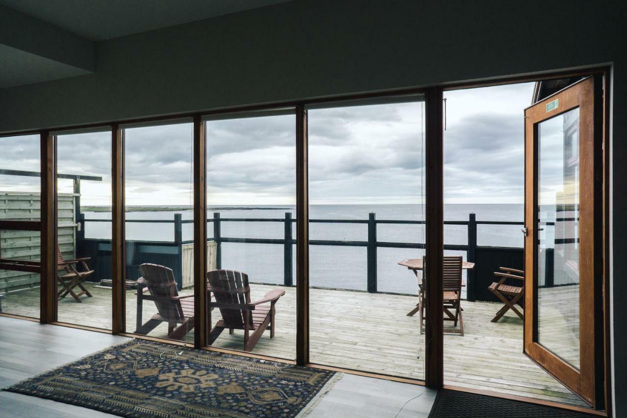 Kleifar: Ocean View Apartment Hellissandur Bagian luar foto